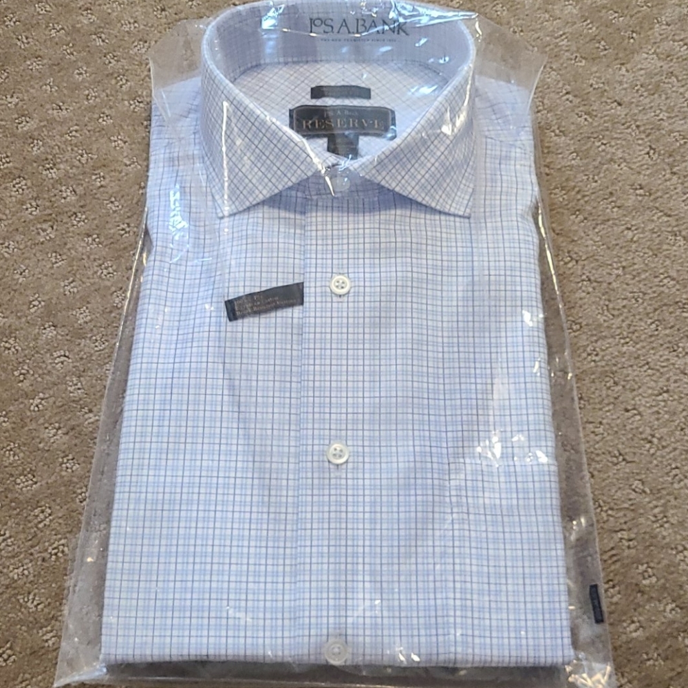 NWT Reserve Egyptian Cotton Tailored Dress Shirt